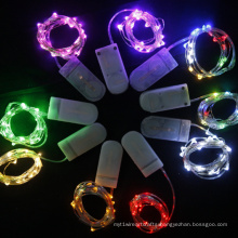 1M 10LEDs/2M 20LEDs/3M 30LEDs CR2032 Battery Mini LED Starry Fairy String Lights  for Wedding